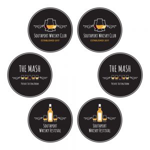 Whisky Coins – Set of 6 (3 different designs)