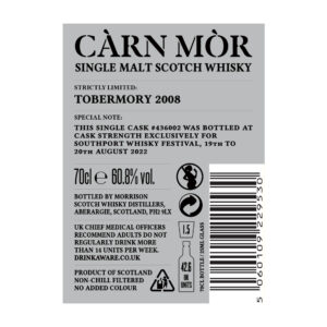 Tobermory 2008 14yo Cask Strength – Carn Mor Strictly Limited SWC Exclusive