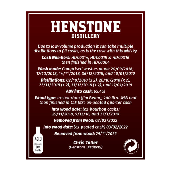 Henstone Ex-Peated Cask - SWC Festival Exclusive - Image 3