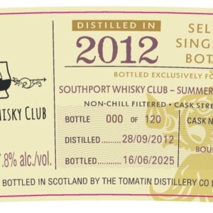 Tomatin 12yo - SWC Exclusive